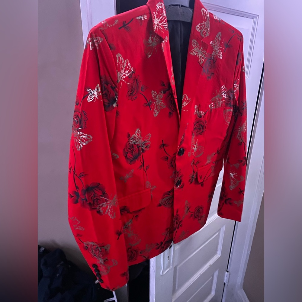 Red Custom Blazer (Prom)